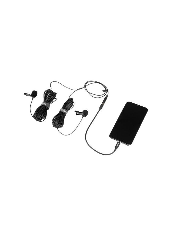 BOYA BOYA BY-M2D Digital Dual Omnidirectional Lavalier Microphones with Detachable Lightning Cable (iOS) with 2 years warranty - official distributor  - Image 4