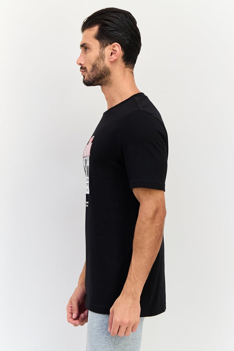 PUMA Men Sportswear Fit Short Sleeve Outdoor T-Shirt, Black - Image 2