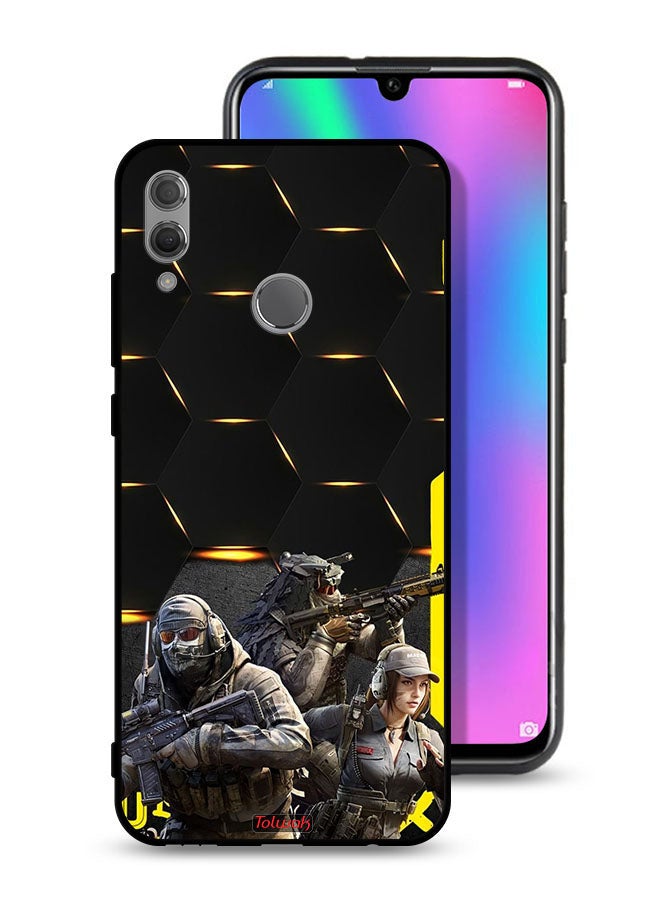 Tolwak Honor 10 Lite Protective Case Cover Cyberpunk Wallpaper - Image 1