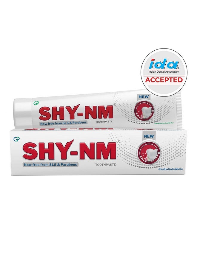 SHY-NM Toothpaste | Sls Free, Parabens Free And Vegan Friendly | Fresh Mint Flavour (Pack Of 2) 100G Each, Freshening - Image 2