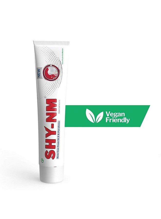 SHY-NM Toothpaste | Sls Free, Parabens Free And Vegan Friendly | Fresh Mint Flavour (Pack Of 2) 100G Each, Freshening - Image 5