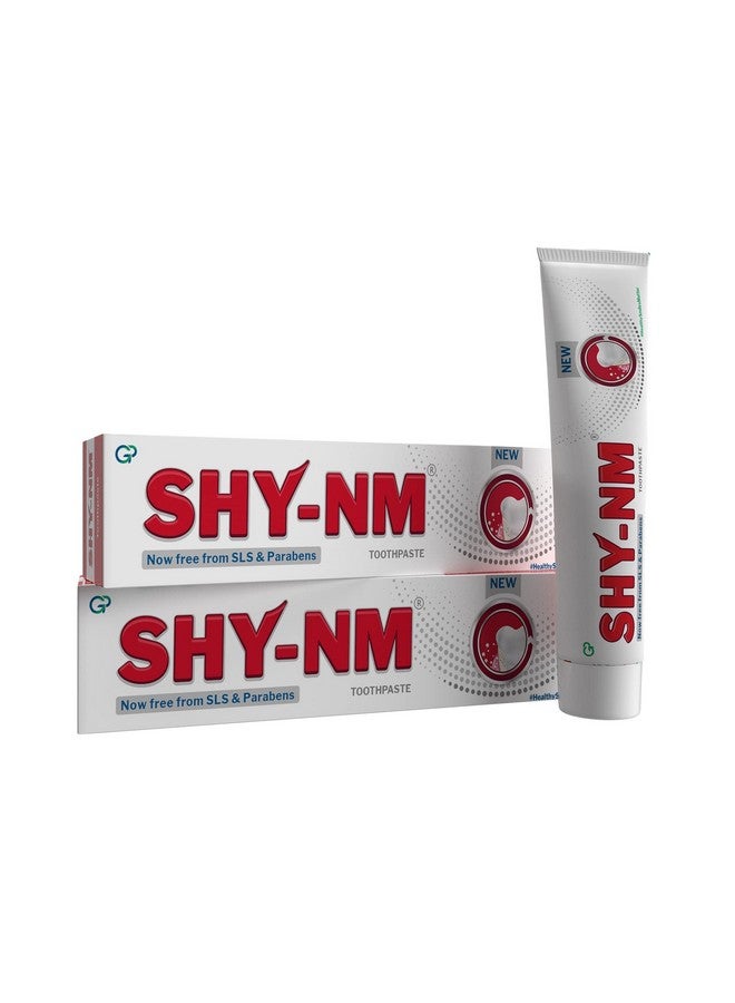 SHY-NM Toothpaste | Sls Free, Parabens Free And Vegan Friendly | Fresh Mint Flavour (Pack Of 2) 100G Each, Freshening - Image 1