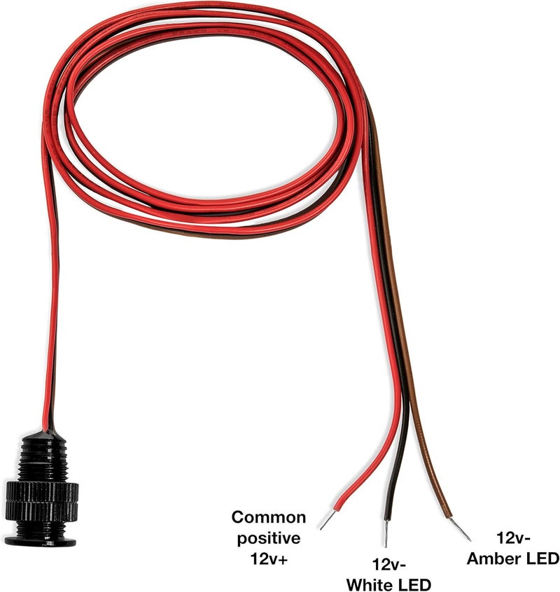 Oznium Bi-Color Amber/White LED Light Bolt - Image 2