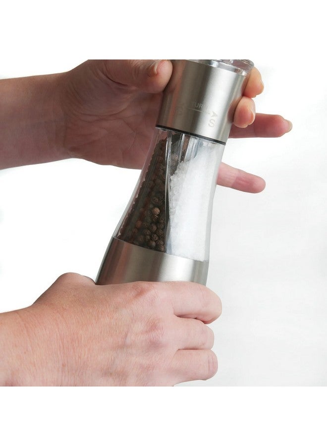 بيرجوف ليو أيسينشلز مطحنة الملح والفلفل الثنائية فضي وشفاف 19 × 6.5 × 6.5 سم 1106244 - Image 3