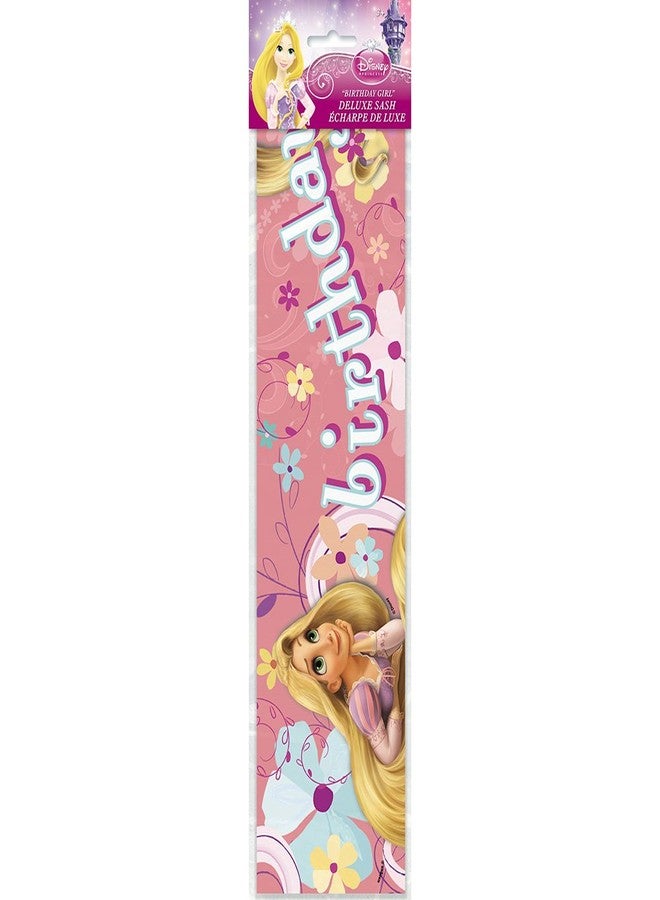 Unique Party Unique Satin Disney Tangled Birthday Sash | Pink | 1 Pc - Image 3