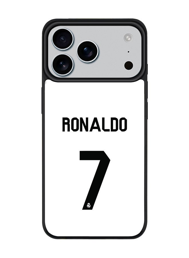 Stylizedd iPhone 17 Pro Max Case, [Compatible with MagSafe] Slim Magnetic cover Phone Case iPhone 17 Pro Max -Ronaldo Real Jersey - Image 1