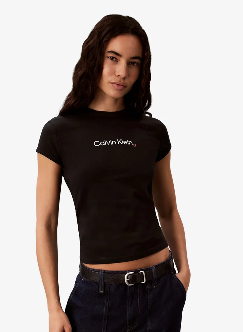 Calvin Klein Jeans Slim Heart Logo T-shirt