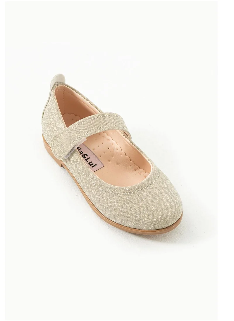 VIA BAMBINO Girl Shoes B-180 Gold