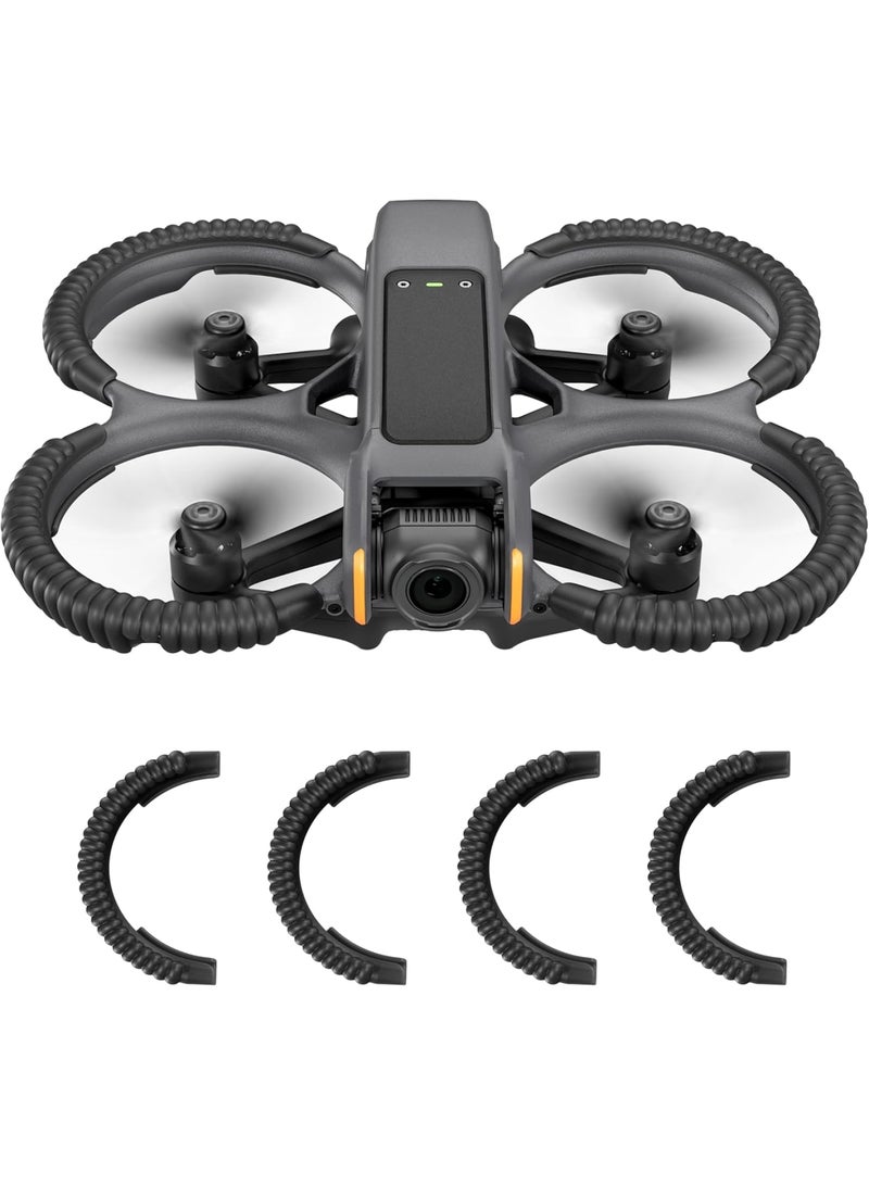 SOLARAE Propeller Guard Protector for DJI Avata 2, Drone Protective Bumper, Anti-Collision Shockproof Prop Protector for DJI Avata 2, Drone Accessories, Protection Guard Bar, Black - Image 1