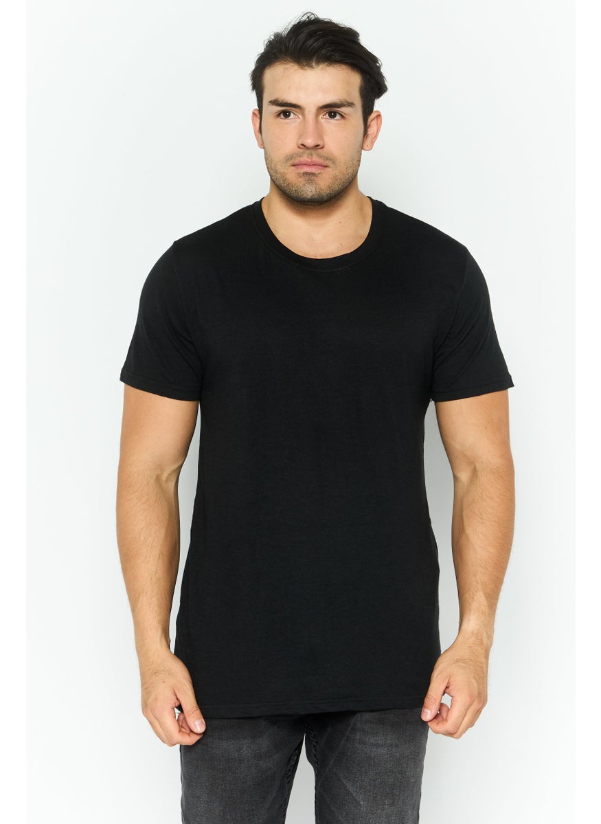 Men 5 Pieces Crew Neck Short Sleeves Plain T-Shirt, Black - pzsku/Z7877740E42EA1EEA3A82Z/45/_/1737642347/c7d96910-9ffa-4e67-bff9-60129e555cc3