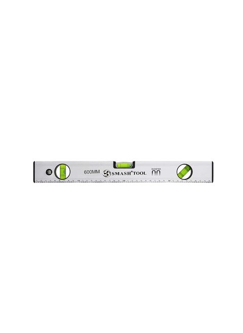 DARIT SMASH PROFESSIONAL HighPrecision Spirit Level Aluminium Alloy Ruler Magnetic Multiple Sizes Spirit Level Ruler with Fluorescent Amplification BlistersShockResistant 60cm 600mm