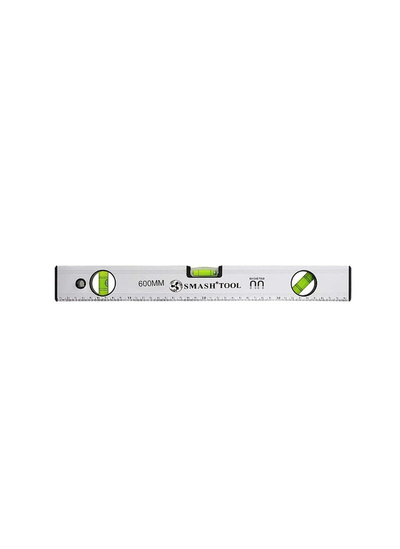 DARIT DARIT SMASH PROFESSIONAL HighPrecision Spirit Level Aluminium Alloy Ruler Magnetic Multiple Sizes Spirit Level Ruler with Fluorescent Amplification BlistersShockResistant 60cm 600mm  - Image 1