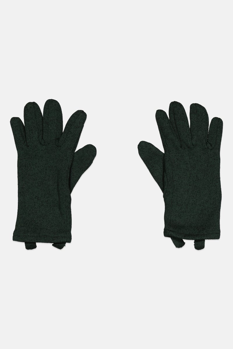 Tchibo Women 1 Pair Knitted Gloves, Dark Green - Image 1