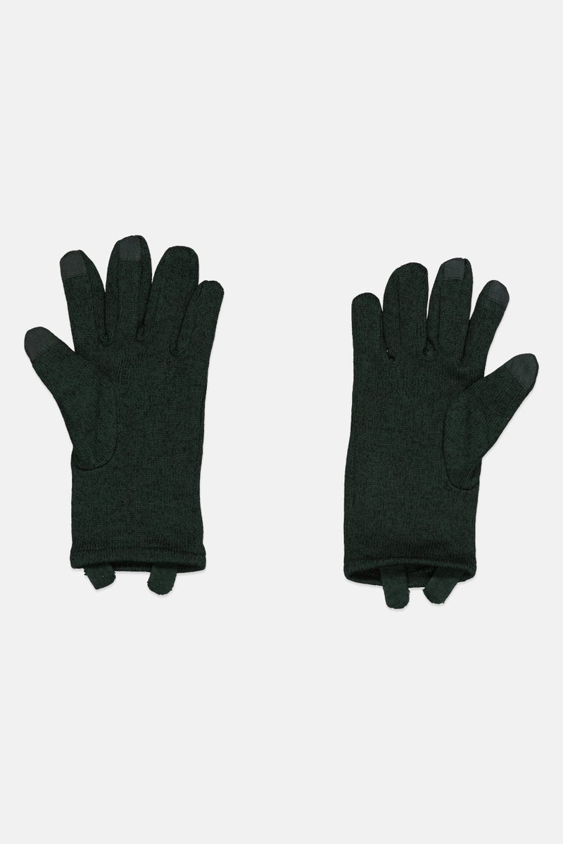 Tchibo Women 1 Pair Knitted Gloves, Dark Green - Image 2