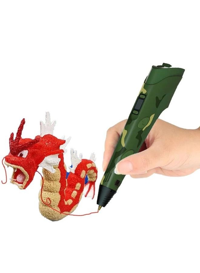 Executive LLC Image Create Print Upgraded 3D Pen Blue Smart Intelligent Drawing doodler 3D Pen for Teens Adults Creators  - Image 1