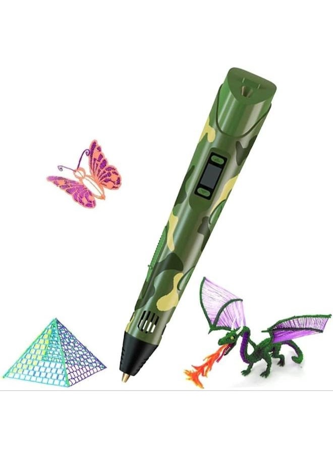 Executive LLC Image Create Print Upgraded 3D Pen Blue Smart Intelligent Drawing doodler 3D Pen for Teens Adults Creators  - Image 2