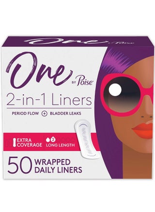 Panty Liners (2-in-1 Period & Bladder Leakage Daily Liner), Long, Extra Coverage for Period Flow, Very Light Absorbency for Bladder Leaks, 50 Count - pzsku/Z7877BADC635A95B20466Z/45/_/1715572289/91b7cdca-d7b1-4d97-b676-fda1c56bc1e6