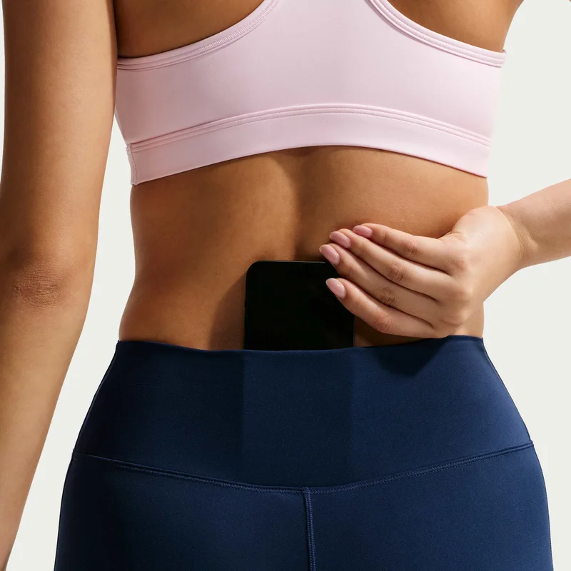 Nike Blue Women's One Dri-FIT High-Rise Bike Shorts for Women | Best Price UAE