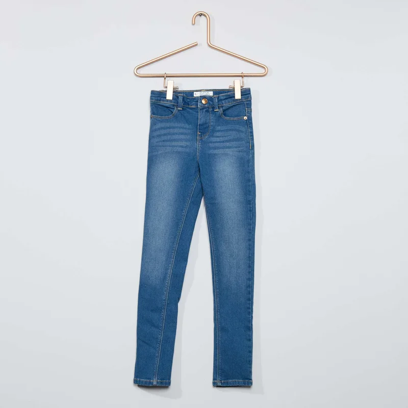 Kiabi Super Skinny Jeans - Closer-Fitting Cut Blue