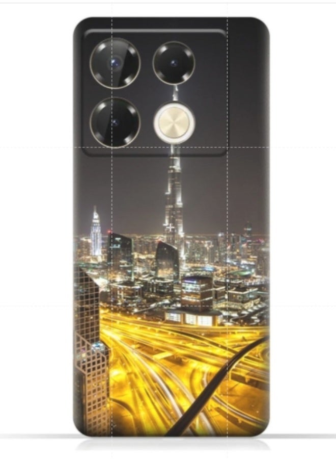 إيه إم سي ديزاين غطاء حماية بطبعة هاتف انفنيكس نوت 40 برو 4G