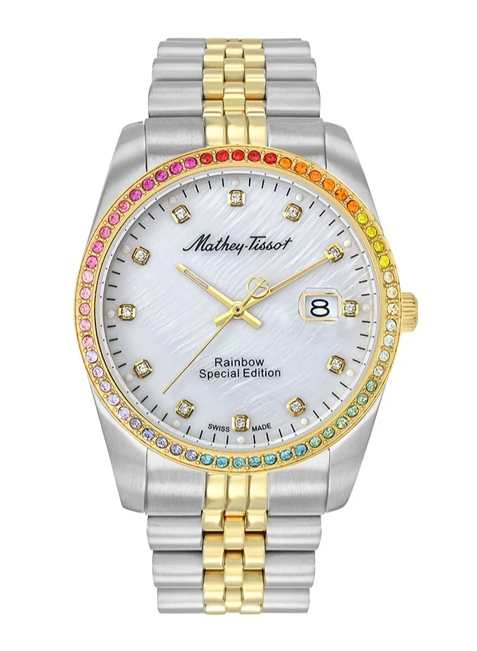 Mathey-Tissot Mathy Quartz White Dial Unisex Watch H809BQYI