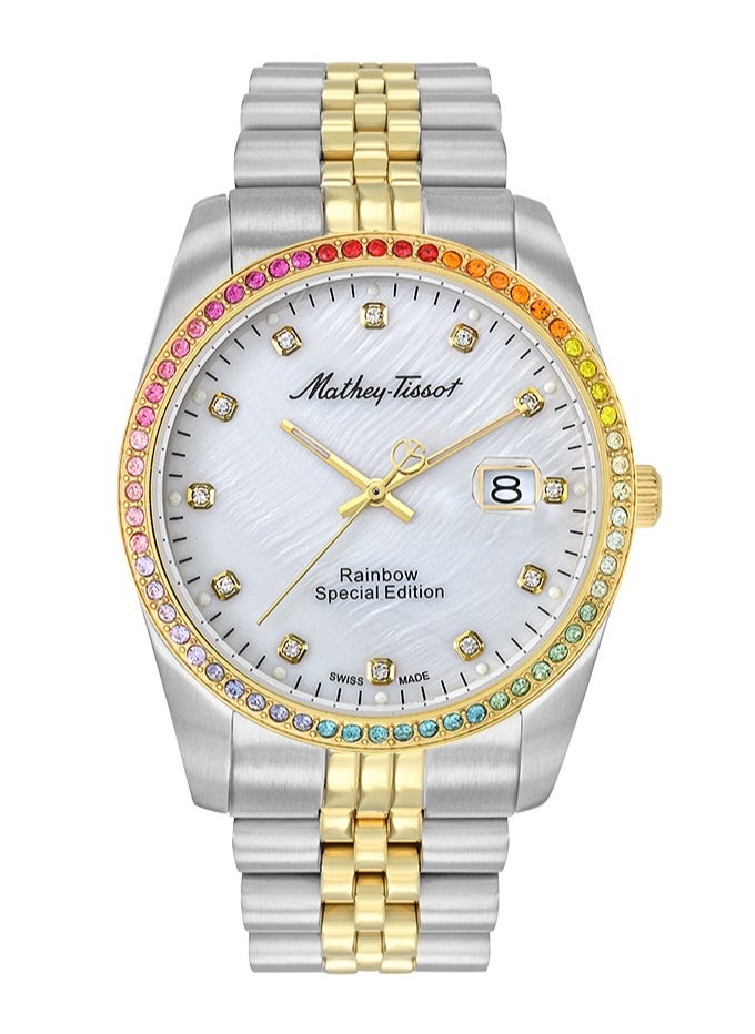 Mathey-Tissot Mathy Quartz White Dial Unisex Watch H809BQYI  - Image 1