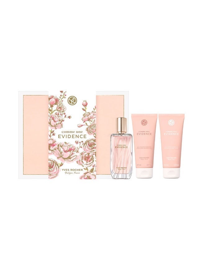 ايف روشيه صندوق هدايا ايفيدنس او اس اف ايه من ايف روش: عطر أو دو بارفان 50 مل، جل استحمام معطر 75 مل، ولوشن جسم معطر 75 مل. - Image 4