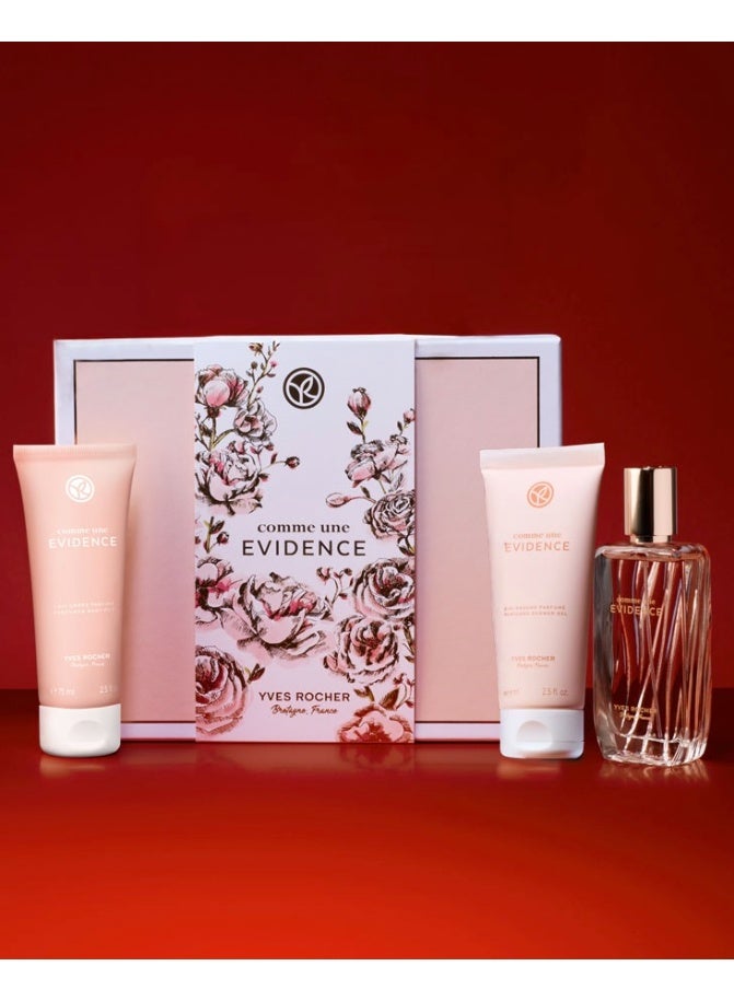 ايف روشيه صندوق هدايا ايفيدنس او اس اف ايه من ايف روش: عطر أو دو بارفان 50 مل، جل استحمام معطر 75 مل، ولوشن جسم معطر 75 مل. - Image 2