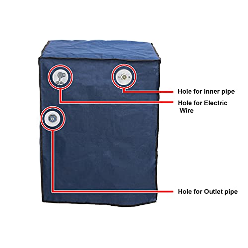 Vintage Pro Front Load Washing Machine Cover for Siemens 6.5 Kg, 7 Kg, 7.5 Kg, 8 Kg, 8.5 Kg & 9 Kg (63cmsX63cmsX81cms) Blue - Image 4