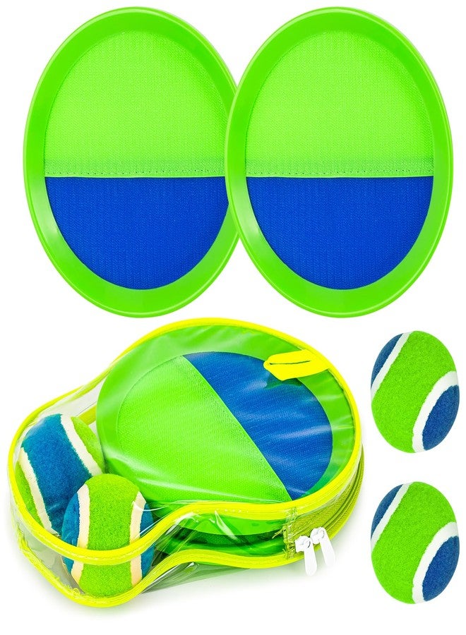 Qrooper Sticky Toss and Catch Ball Game Set - Kids & Toddlers Outdoor Indoor Activity Toys for Boys Girls 3 4 5 6 7 8-12 Year Old - Great Games for Beach Pool Yard - Birthday Gifts Easter Basket Stuffers - Image 1