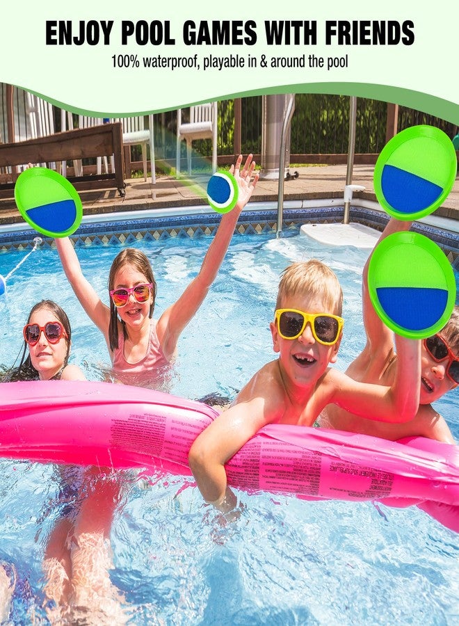 Qrooper Sticky Toss and Catch Ball Game Set - Kids & Toddlers Outdoor Indoor Activity Toys for Boys Girls 3 4 5 6 7 8-12 Year Old - Great Games for Beach Pool Yard - Birthday Gifts Easter Basket Stuffers - Image 4