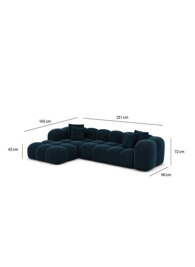 Woodz Lounge Sofa 5 Seats Dark Blue  - Image 2