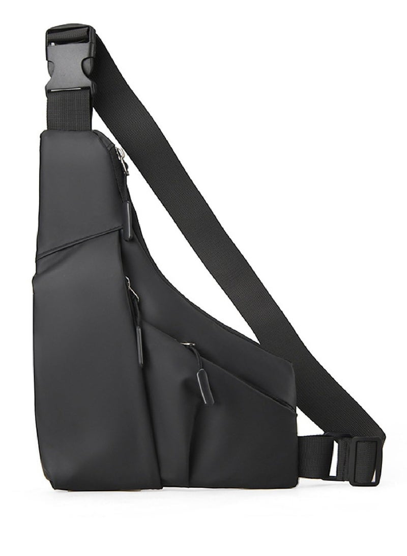 Sling Bags Mens Lightweight Crossbody, Men Chest Bag Anti Theft Water-Resistant Crossbody Bag Classic Design Shoulder Bag, for Outdoor Activities Travel, Camping  - Image 1
