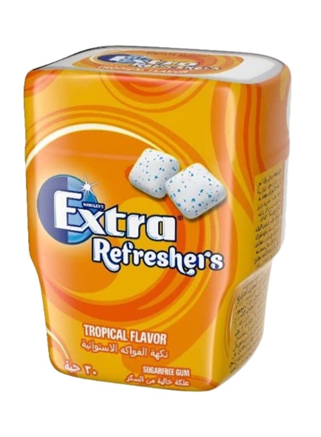 Extra Refreshers Tropical Flavour Sugarfree Chewing Gum 67g - Image 1