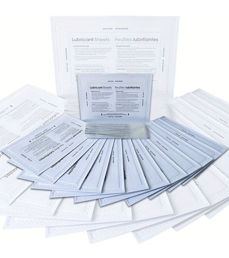 Paper Shredder Sharpening Lubricating Sheets Pack Of 12 Pieces - Image 4