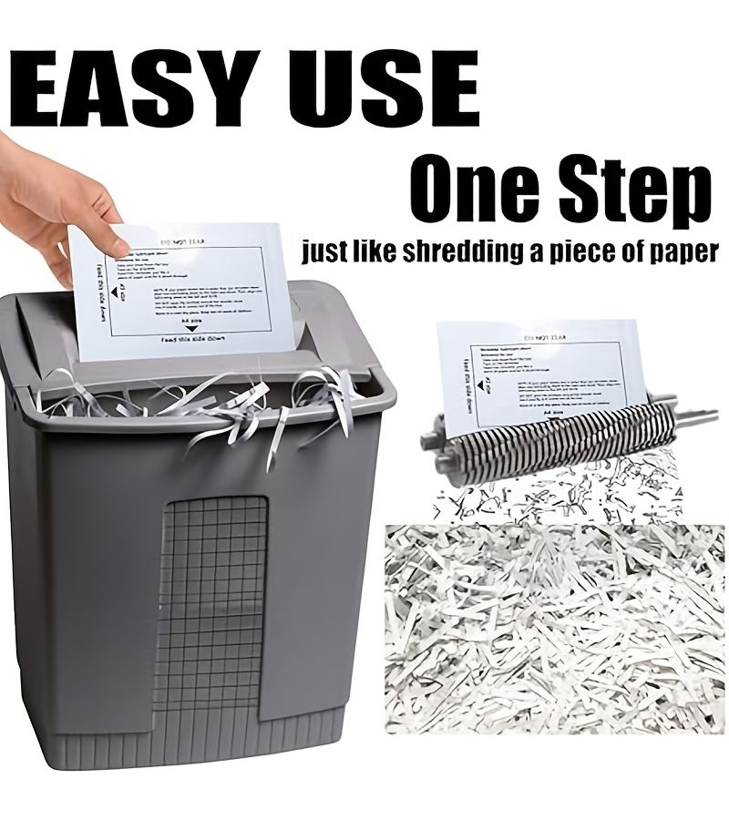 Paper Shredder Sharpening Lubricating Sheets Pack Of 12 Pieces - Image 1
