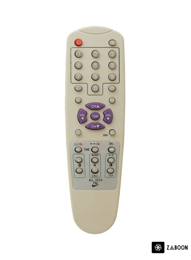 Zaboon Television Remote Control For Modern Chinese TV Beige