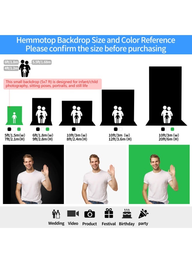 Photo Backdrop Curtains, 5 X 10Ft White Backdrop for Photoshoot, White Photography Seamless Backdrops Background for Easter, Birthday Party, Halloween, Photo, Projector Screen - Image 2