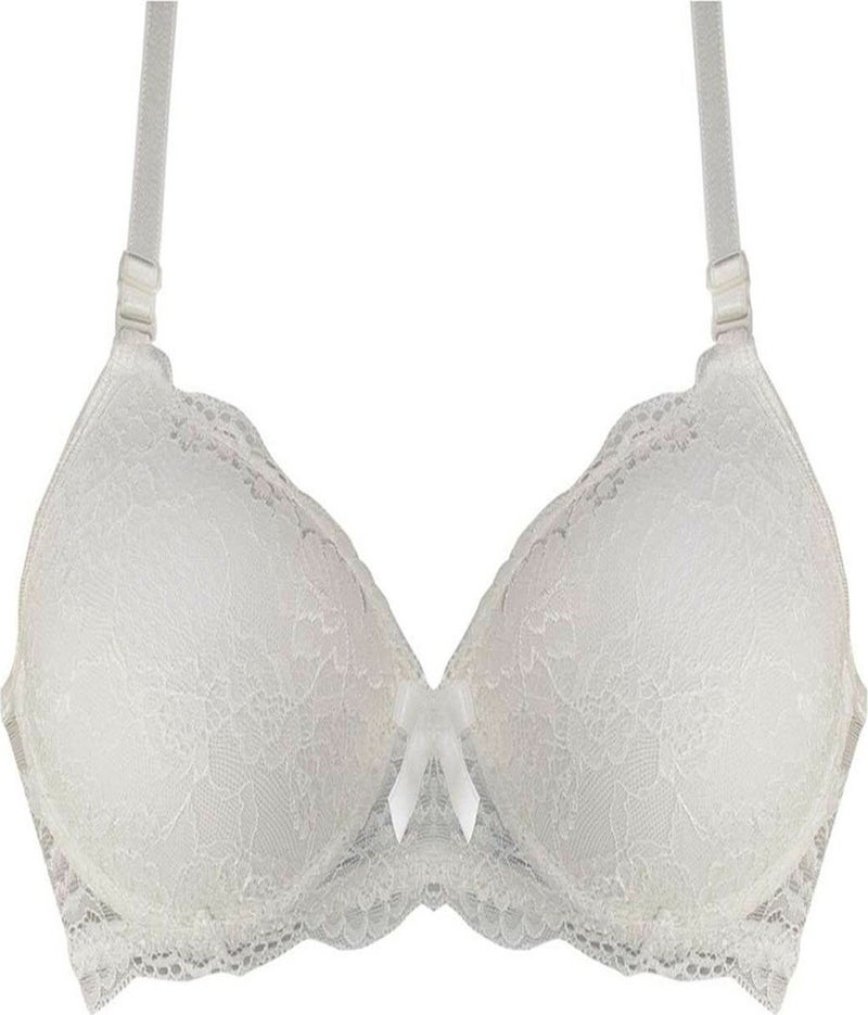 Belifanti Collection Lace Padded Bra White 