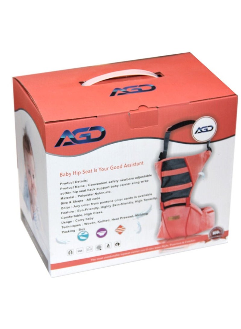 إيه جي دي حقيبة ظهر رائعة للأطفال تحمل على شكل كنغر سلامة الطفل المريحة - أزرق - Image 4