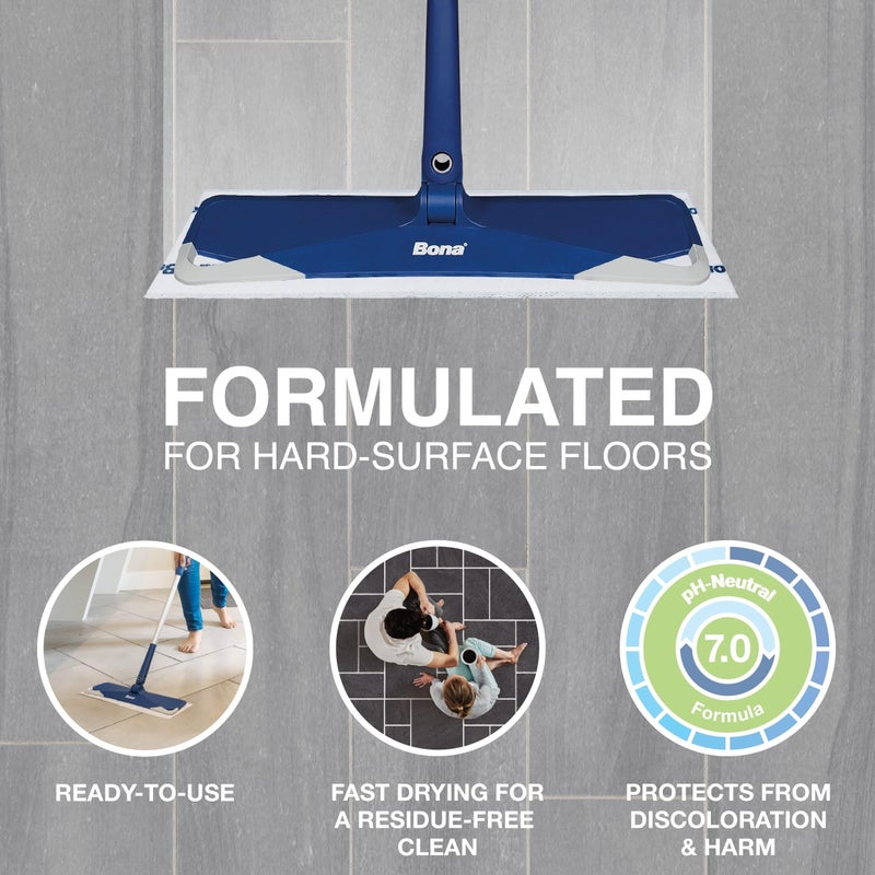 Bona Multi-Surface Floor Disposable Wet Cleaning Pads - 12-Pack - Residue-Free Floor Cleaning Solution for Stone, Tile, Laminate, and Vinyl Floors - Image 2