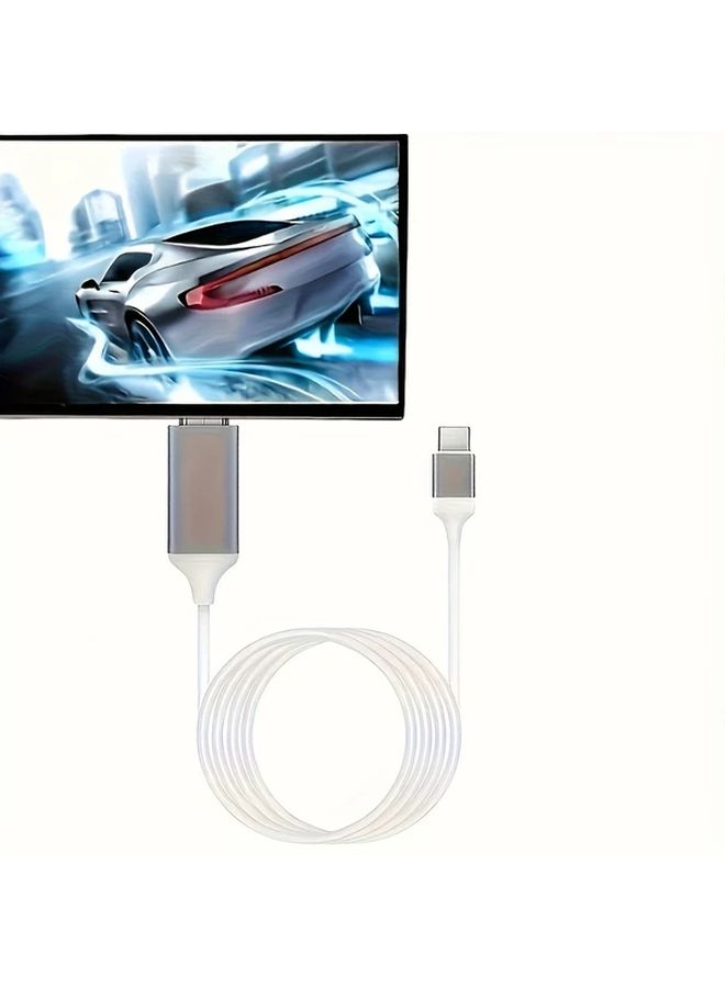White Adapter for Connecting Phone to HD TV Monitor or Projector for Movies Videos and Photos - Image 4