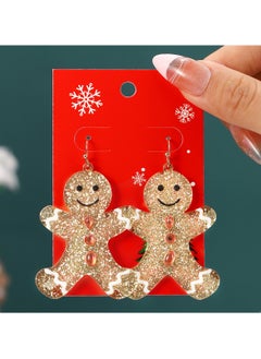 Mark Fairwhale New Christmas Pendant Earrings Cartoon Diamond Alloy Christmas Earrings Series 