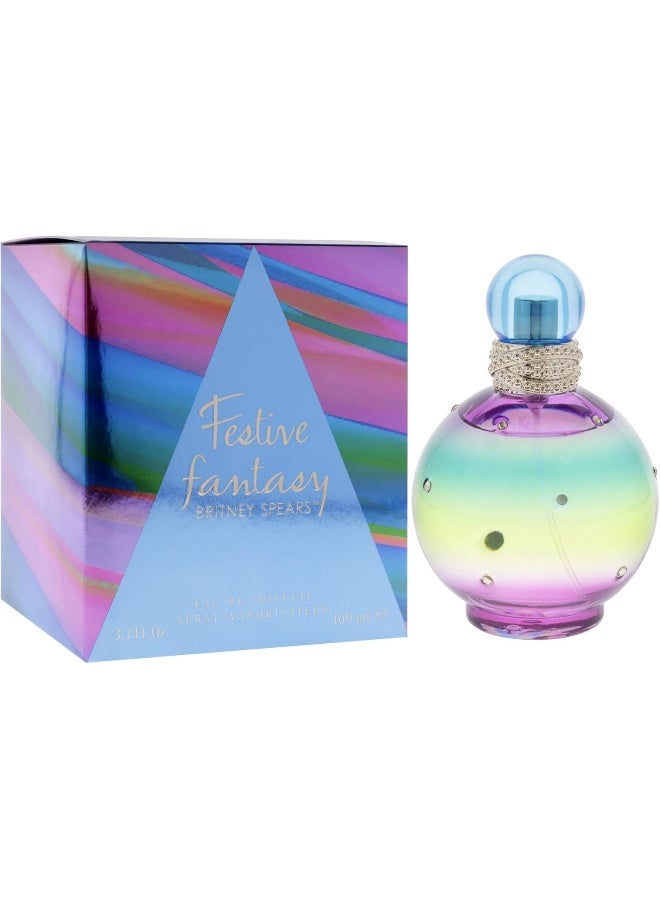 Britney Spears Festive Fantasy by Britney Spears, 3.3 oz Eau De Toilette Spray for Women - Image 3