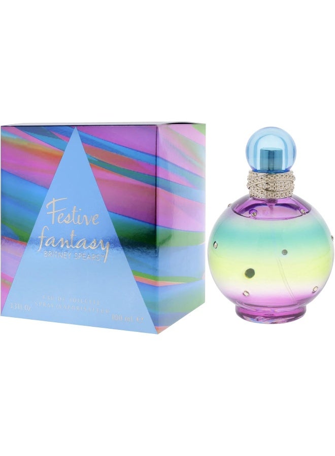 Britney Spears Festive Fantasy by Britney Spears, 3.3 oz Eau De Toilette Spray for Women - Image 4