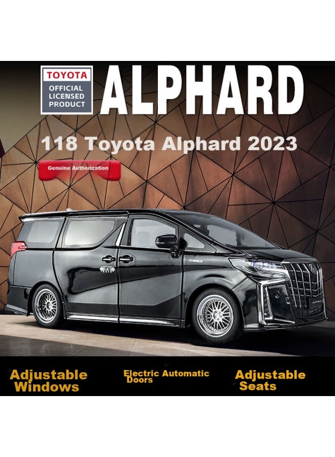 Black mamba Hei Manba E'fa White 1：18 Business Car Model, Realistic Alloy Children's Car Model Toy, Collectible Display Piece, Toy Car - Image 4