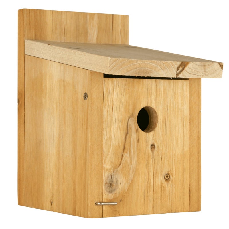 Wild Wings Nature's Way Cedar Box Wren House with Clean-Out Door, Wild Bird House and Outdoor DÃ©cor, Brown - Image 1