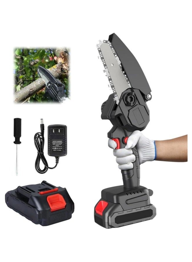 Easy-to-use electric hand saw with a safety switch and 48 volts - Image 1