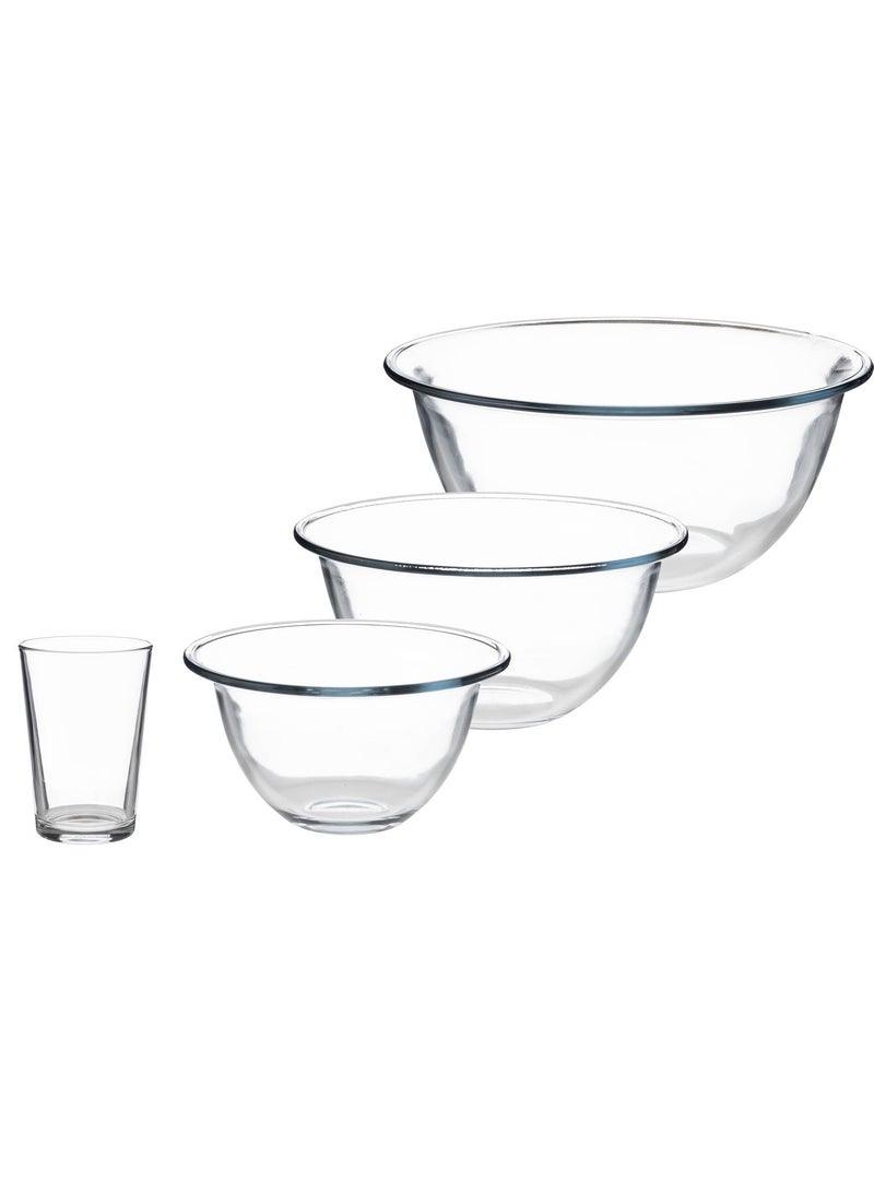 Pasabache Yogurt set and kitchen service for all uses consisting of 3 yogurt and a cup - Image 2