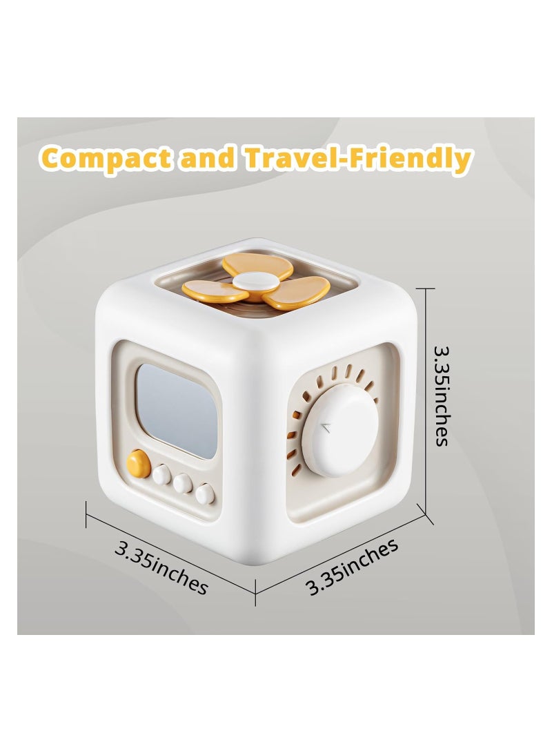 KASTWAVE Toy Rubik's Cube, Toddler Busy Cube -Educational Travel Toy for 1-3-Year-Olds, Promotes Fine Motor Skill Development, Ideal 1st Birthday Gift for 12-month-olds - Image 2